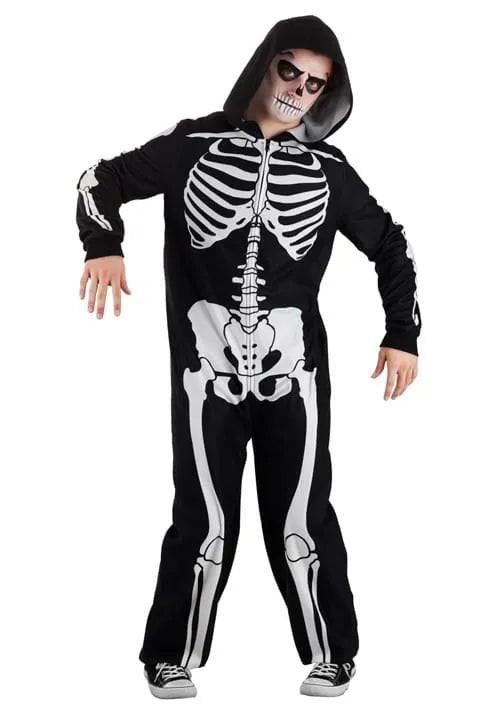 Adult Cozy Skeleton Onesie Main image