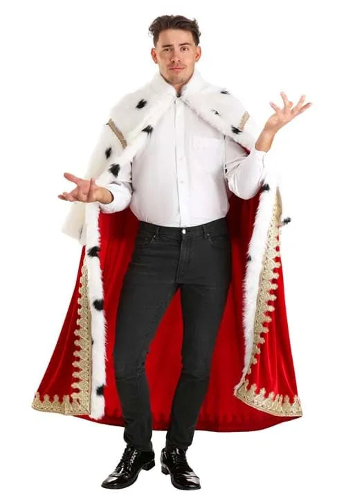 Adult Deluxe Broadway King Costume Cape Main image