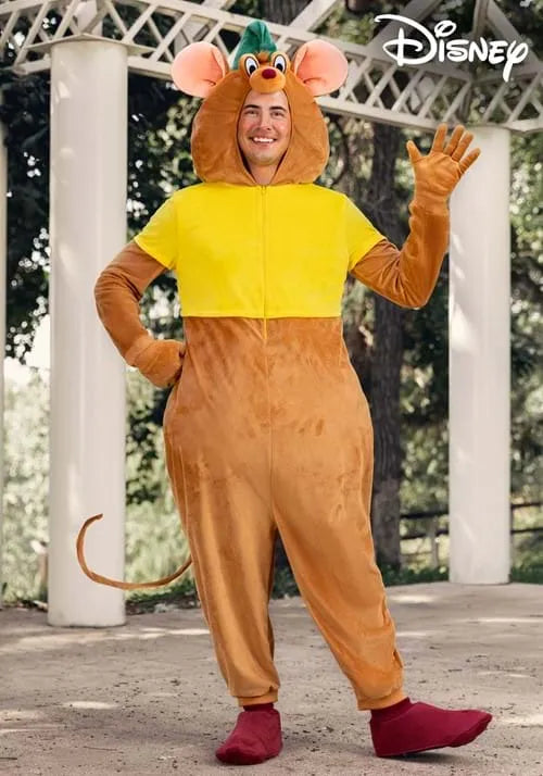 Adult Deluxe Disney Cinderella Gus Gus Costume Main image