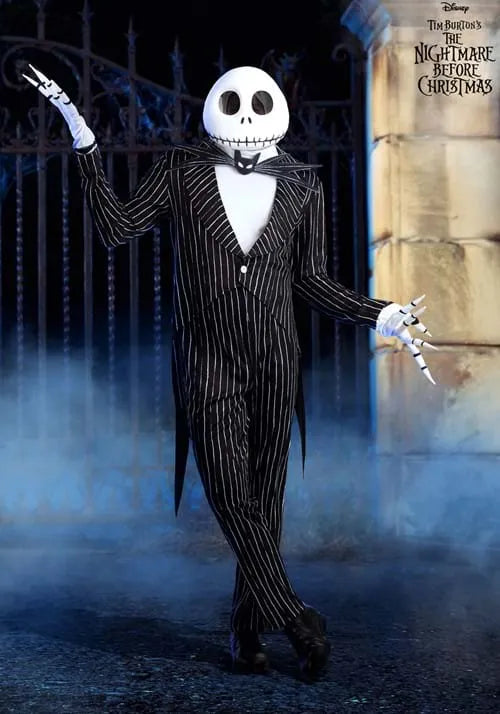 Deluxe Disney Jack Skellington Men's Costume
