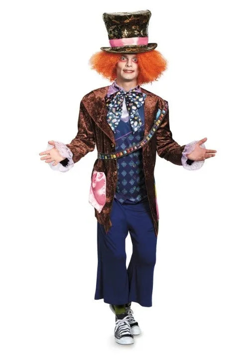 Adult Deluxe Mad Hatter Costume Main image