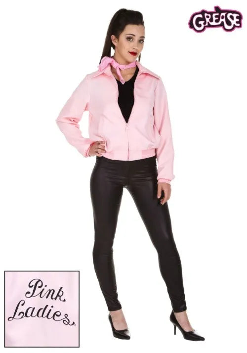 Adult Deluxe Pink Ladies Jacket Main image