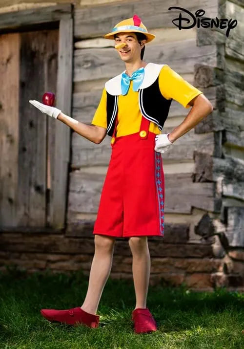Adult Deluxe Disney Pinocchio Costume Main image