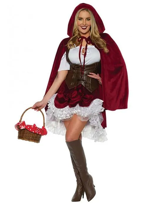 Adult Deluxe Red Riding Hood Costume Main image