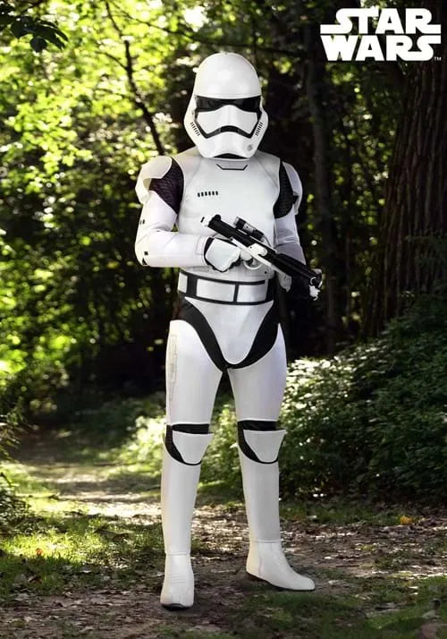 Adult Deluxe Star Wars First Order Stormtrooper Costume Main image