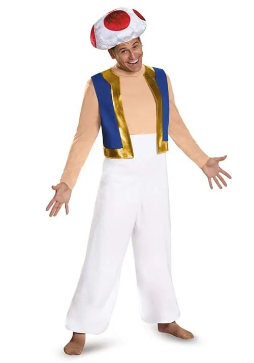 Adult Deluxe Toad Costume Main image