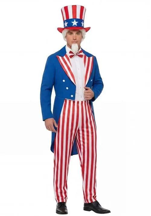 Adult Deluxe Uncle Sam Costume Main image