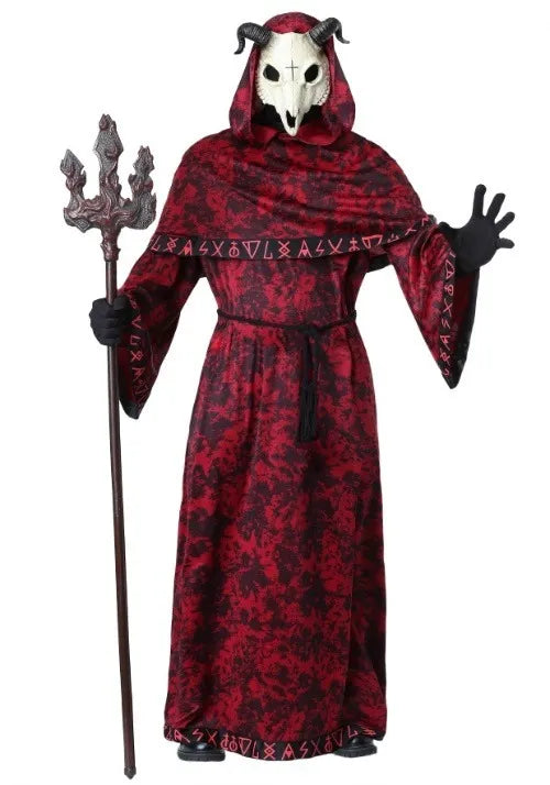 Adult Evil Skull Demon Costume Main image