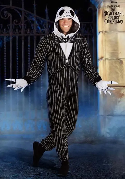 Disney Jack Skellington Adult Onesie Costume