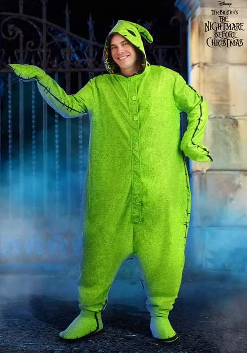 Adult Disney Oogie Boogie Onesie Costume Main image