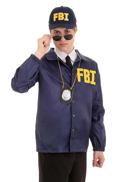 Adult FBI Costume Main image