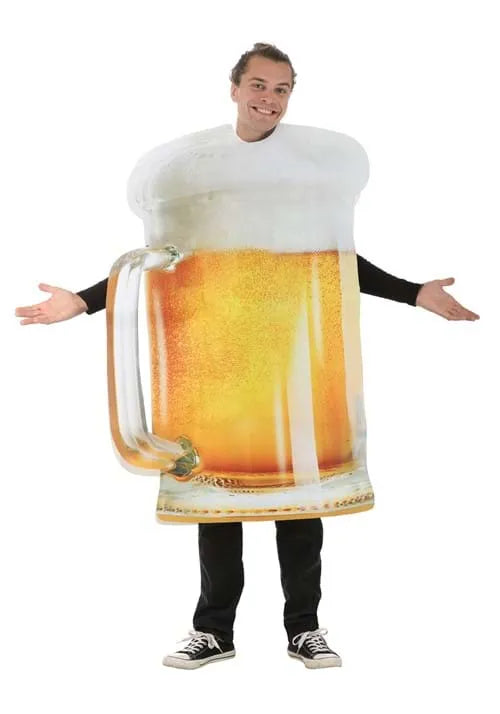 Adult Foamy Beer Mug Costume Main image