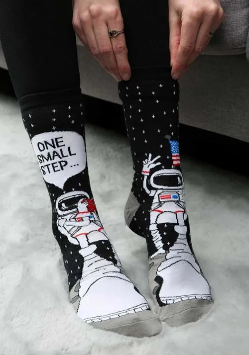 Adult Foot Forward Astronaut Socks