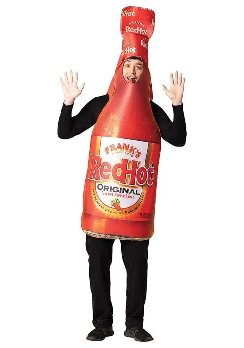 Adult Frank's Red Hot Bottle Costume Main image