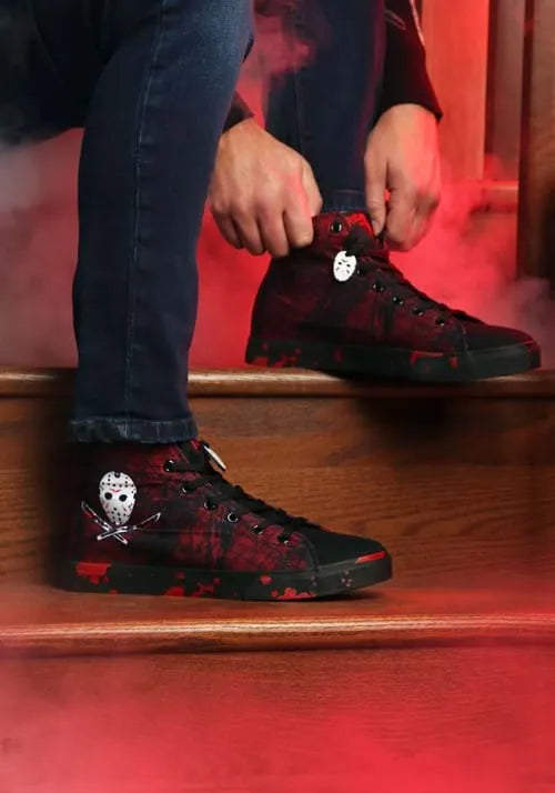 Adult Friday the 13th Jason High Top Sneakers Main image