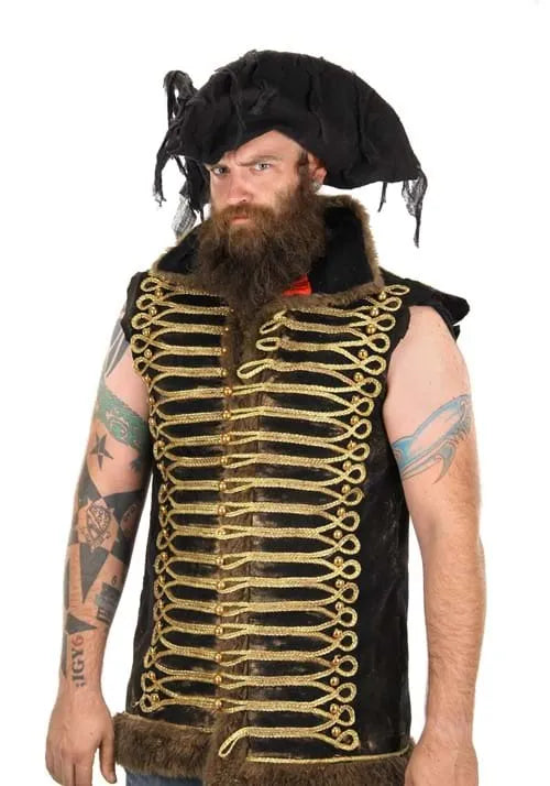 Adult Ghost Pirate Costume Hat Main image