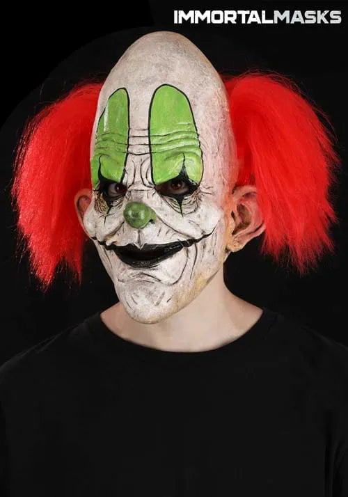 Adult Gigglez the Clown Latex Mask - Immortal Masks Main image