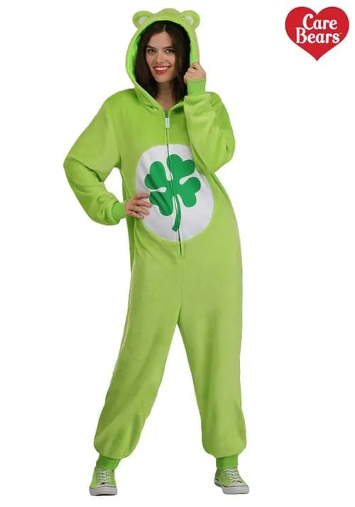 Adult Care Bears Good Luck Bear Costume Onesie Main image