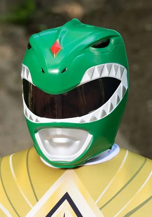 Adult Green Ranger Helmet Main image