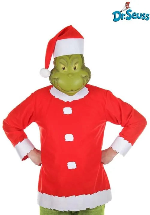 Adult The Grinch Santa Costume