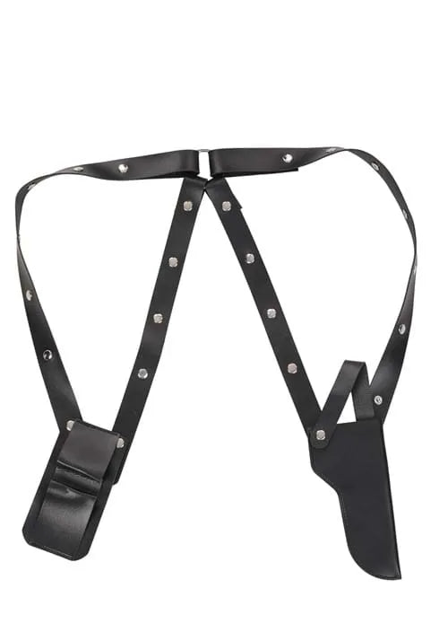 Adult Gun and Clip Shoulder Costume Holster Main image