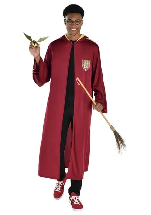Adult Harry Potter Gryffindor Quidditch Costume Robe Main image