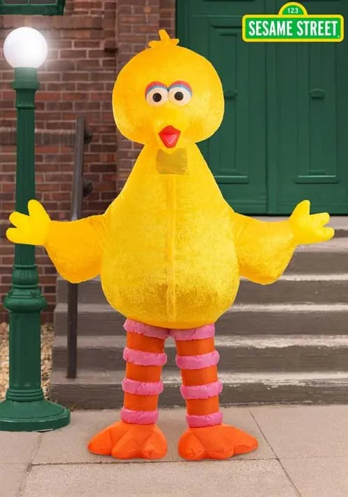Adult Inflatable 10 Foot Sesame Street Big Bird Costume