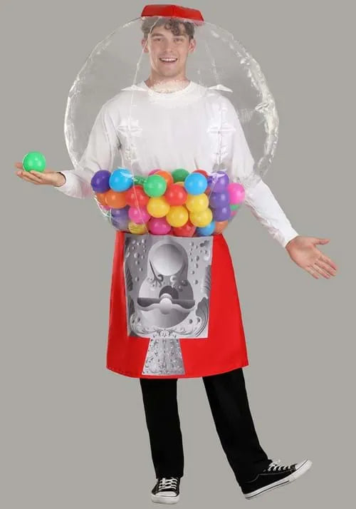 Adult Inflatable Gumball Machine Costume Main image