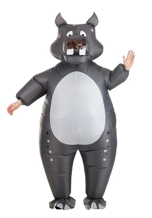 Adult Inflatable Hippo Costume Main image