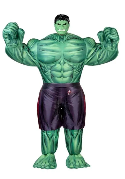 Adult Marvel Inflatable The Incredible Hulk Costume Main image