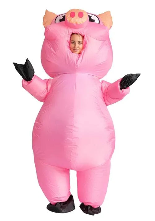 Adult Inflatable Piggy Costume Main image
