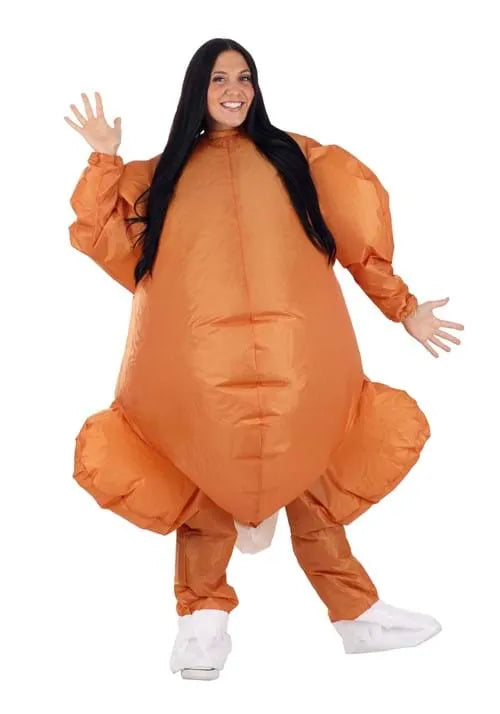 Adult Inflatable Roast Turkey Costume Main image