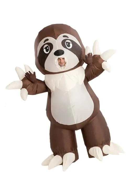 Adult Inflatable Sloth Costume Main image