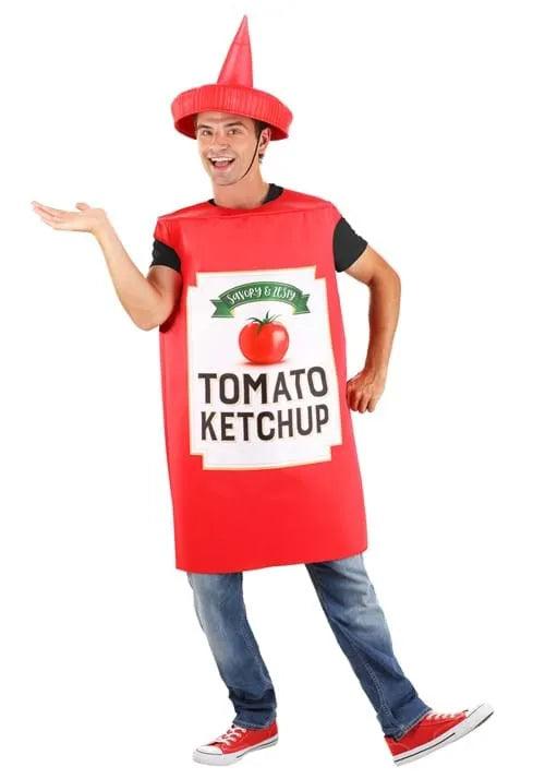 Adult Ketchup Costume