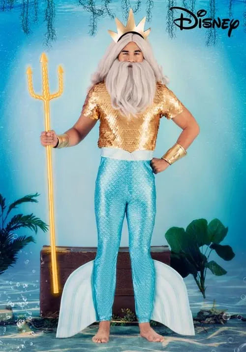 Disney The Little Mermaid Men's King Triton Costume