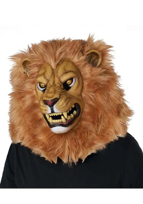 Adult Lion Ani-Motion Costume Mask Main image