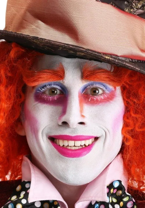 Adult Mad Hatter Orange Eyebrows Main image