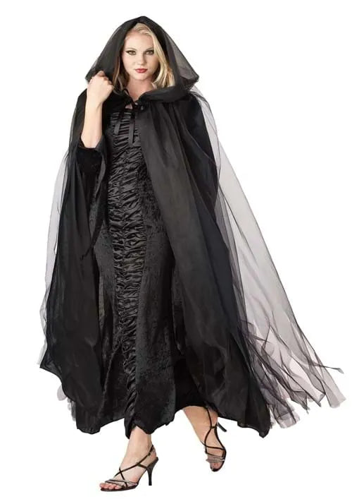 Adult Midnight Black Cape Main image