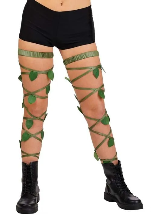 Adult Mystical Ivy Costume Leg Wraps Main image