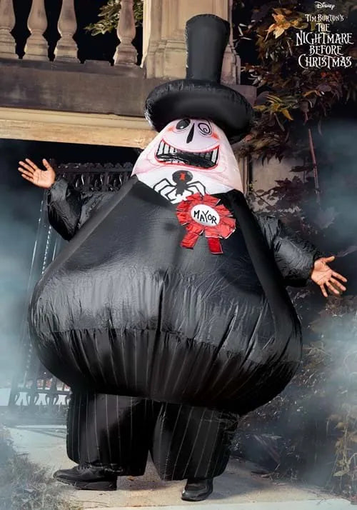 Adult Nightmare Before Christmas Mayor Inflatable Costume