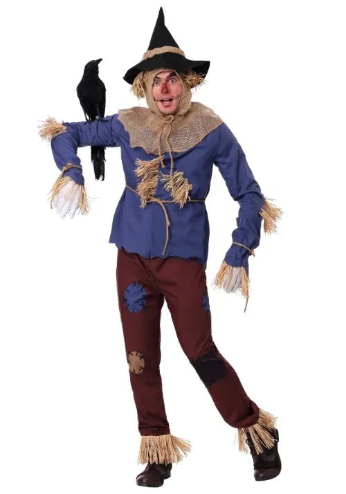 Adult Patchwork Scarecrow Costume Main image