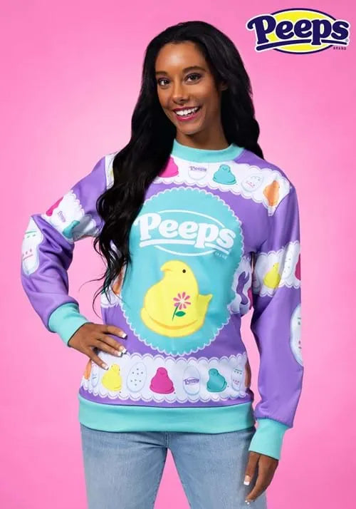 Adult Peeps Easter Ugly Sweater Main image