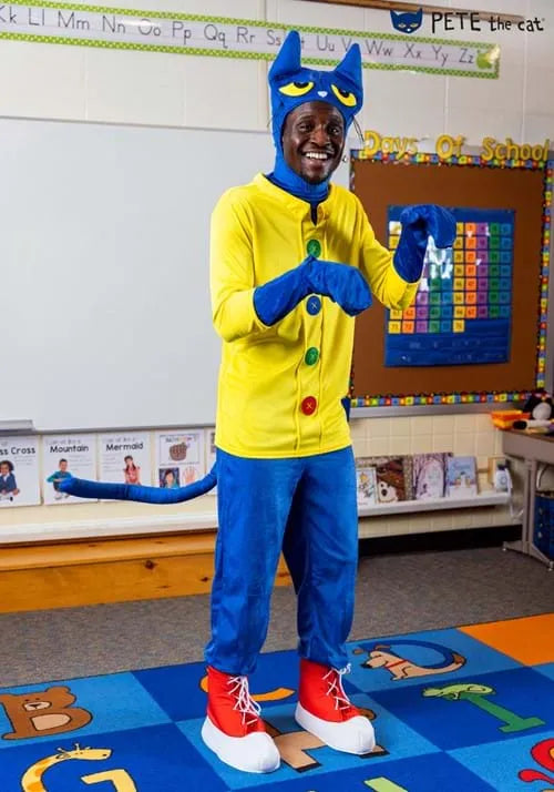 Adult Pete the Cat Costume Main image