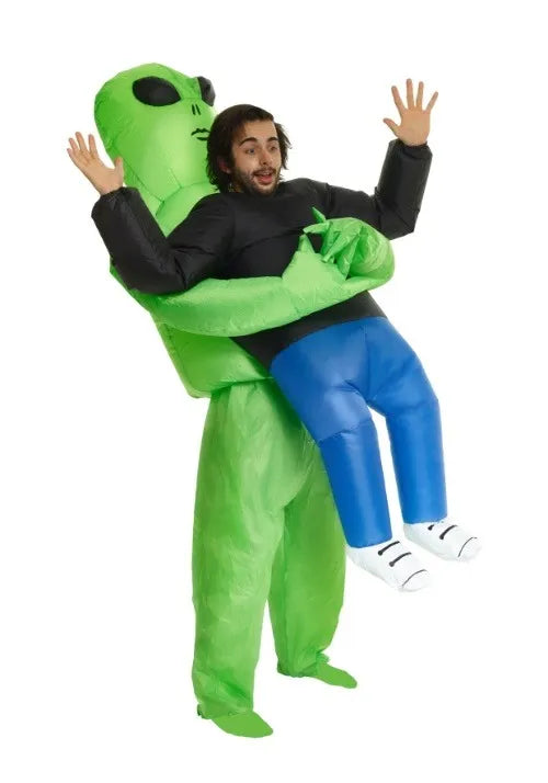 Adult Pick Me Up Alien Inflatable Costume Main image