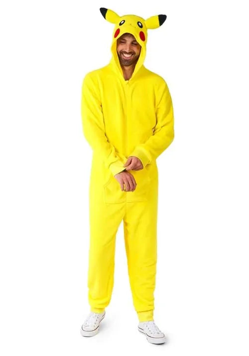 Adult PokÃ©mon Pikachu Costume Onesie Main image