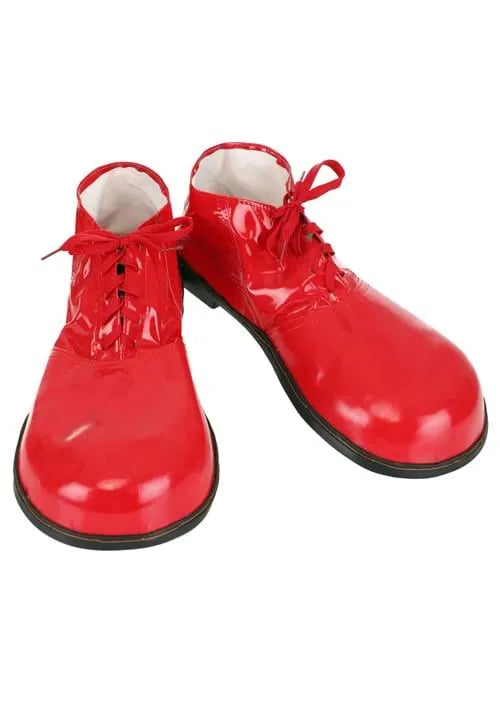 Adult Red Jumbo Clown Costume Shoes Main image