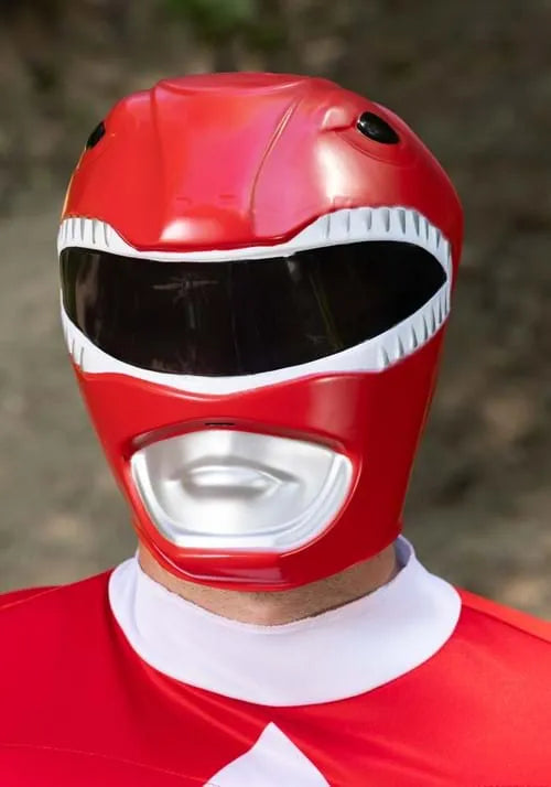 Adult Red Ranger Helmet Main image