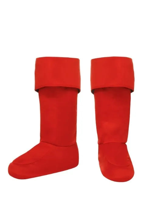 Adult Red Superhero Boot Covers Main image
