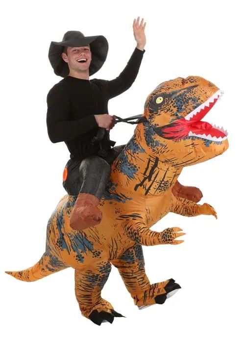 Adult Ride On T-Rex Costume Main image