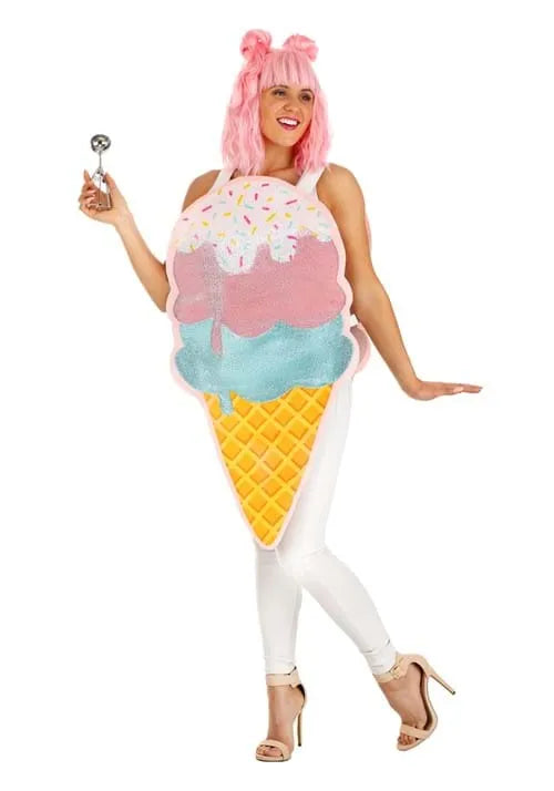 Adult Sandwich Board Ice Cream Costume Main image